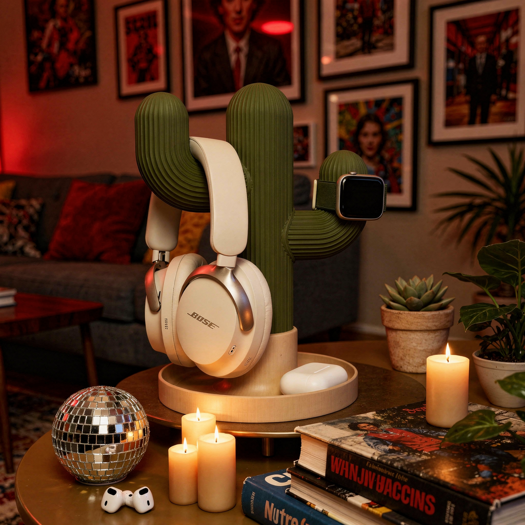 Cactus Headphone Stand detail
