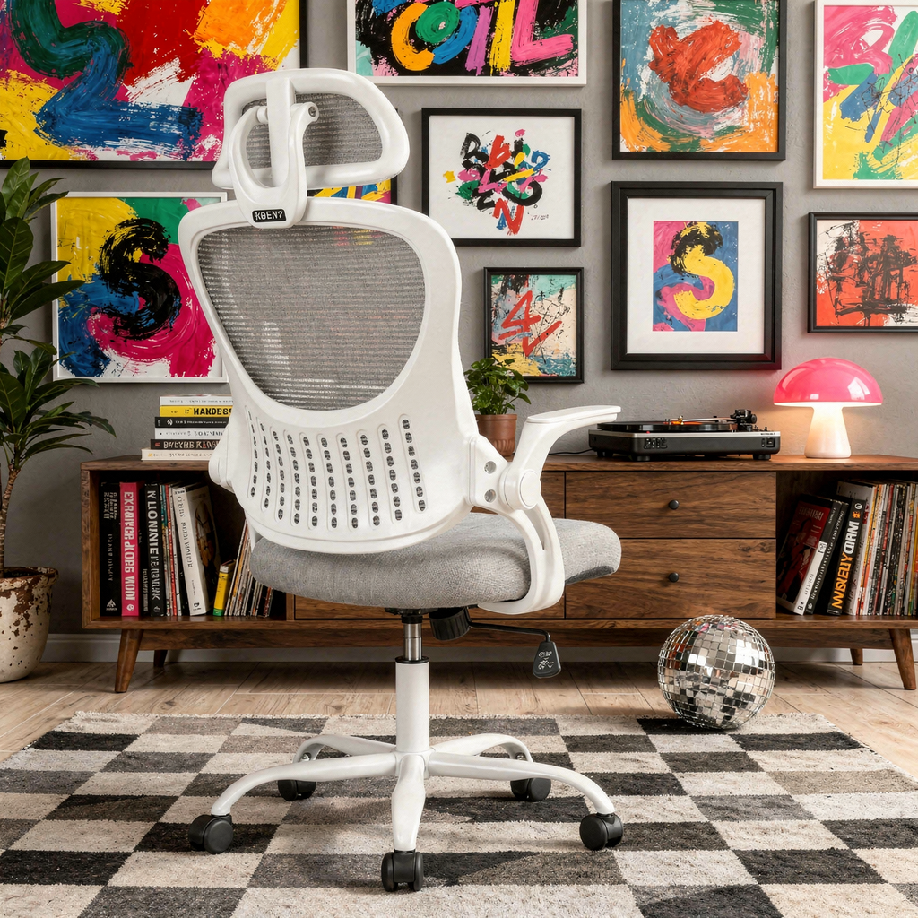 JHK Mesh Ergonomic Office Desk Chair eye-level vignette