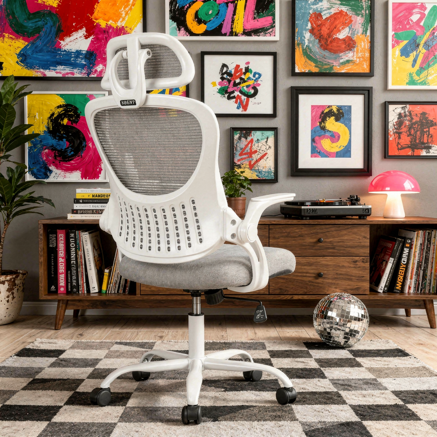 JHK Mesh Ergonomic Office Desk Chair eye-level vignette